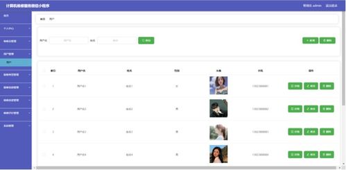 基于Vue前后端分離的微信小程序計算機維修服務(wù)與后臺管理系統(tǒng)設(shè)計與實現(xiàn)